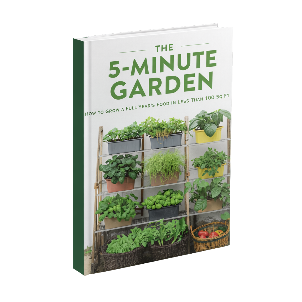 The 5 Minute Garden PDF Guide Indoor Urban Gardening Package